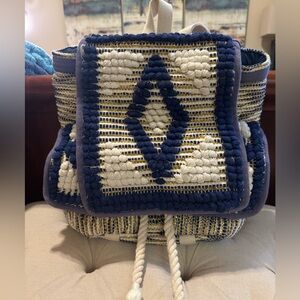Boho tapestry-like backpack